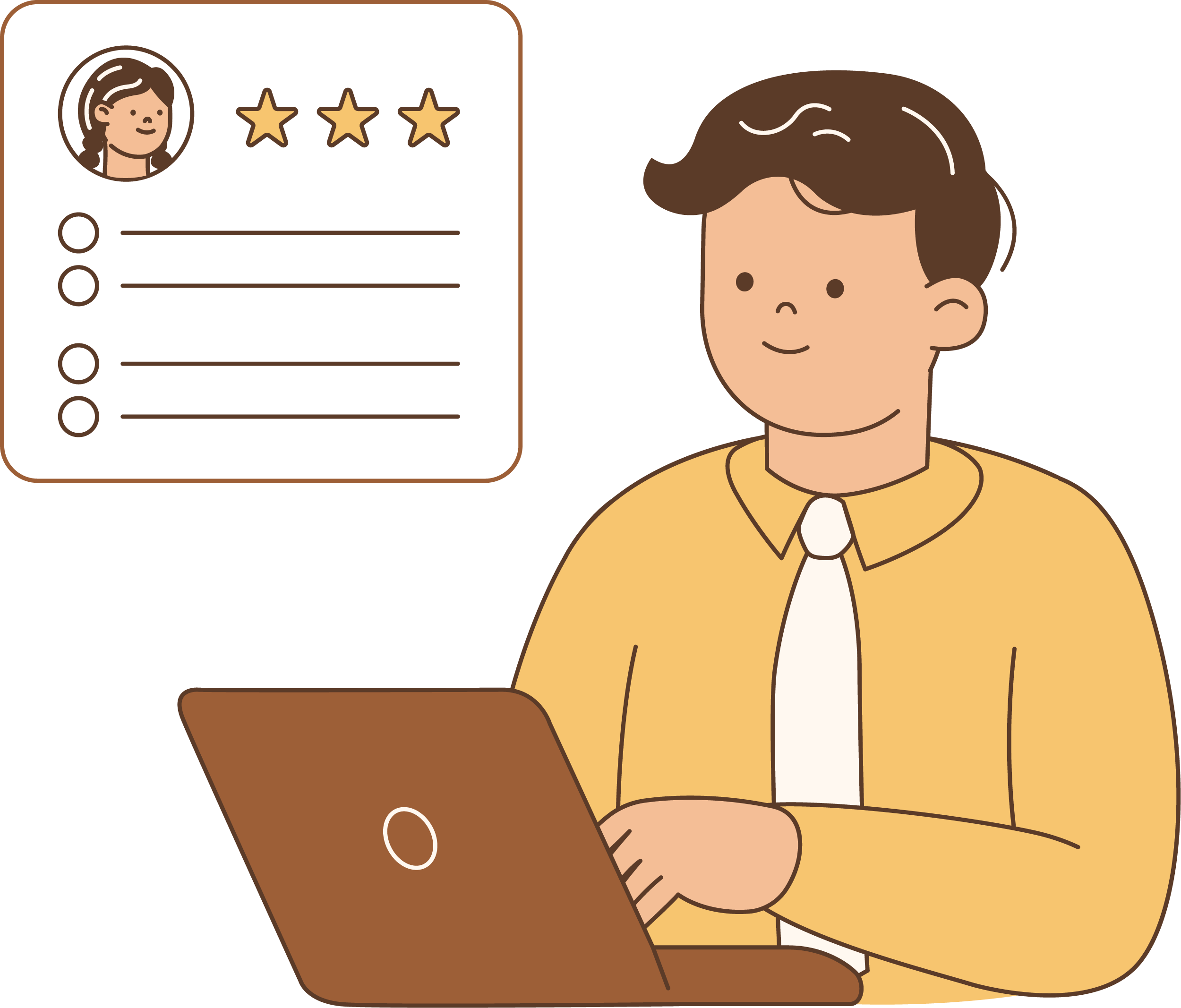 Online Recruitment Illustration